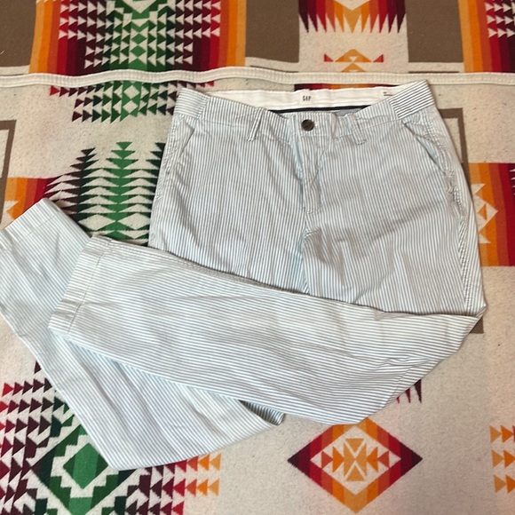 Gap girlfriend chinos in railroad stripe - Picture 5 of 7